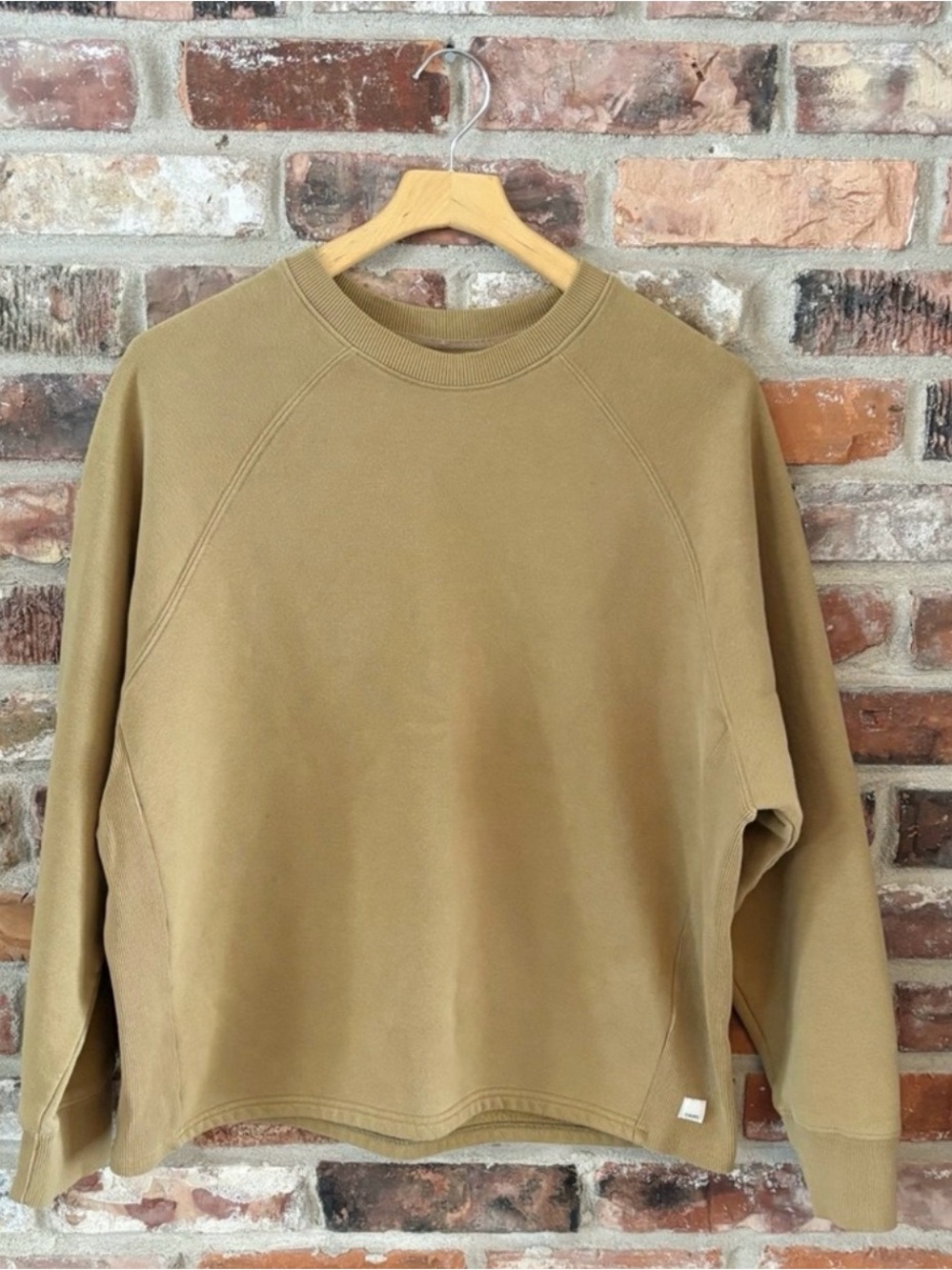 Vuori Tan Restore Oversized Crew Sweatshirt - Picture 4 of 4